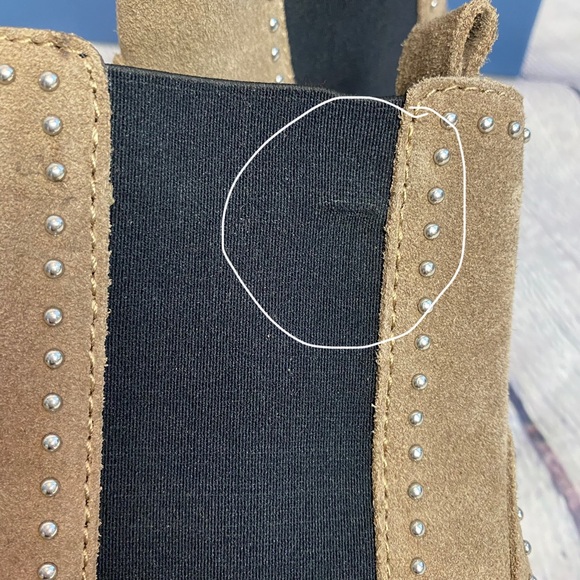 PAIGE Willa Studded Ankle Chelsea Boot - Picture 8 of 8